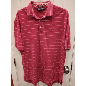 Polo Golf Ralph Lauren Vintage Lisle L Mens Shirt Pima Cotton Pink Short Sleeve